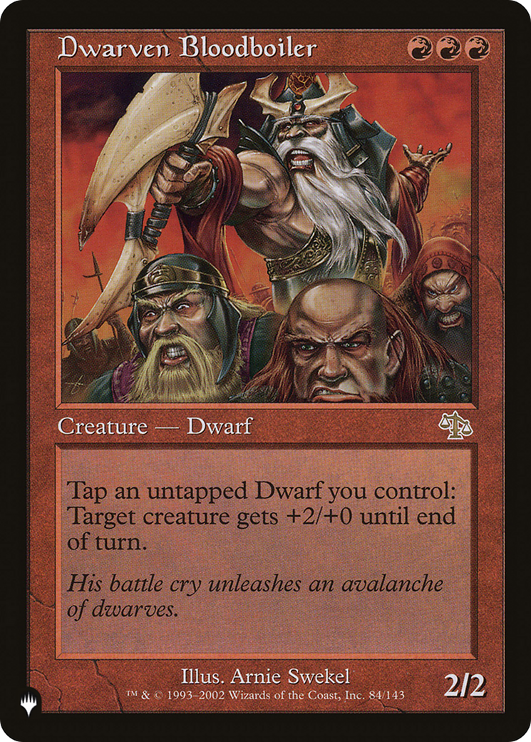 Dwarven Bloodboiler [The List] | Card Citadel