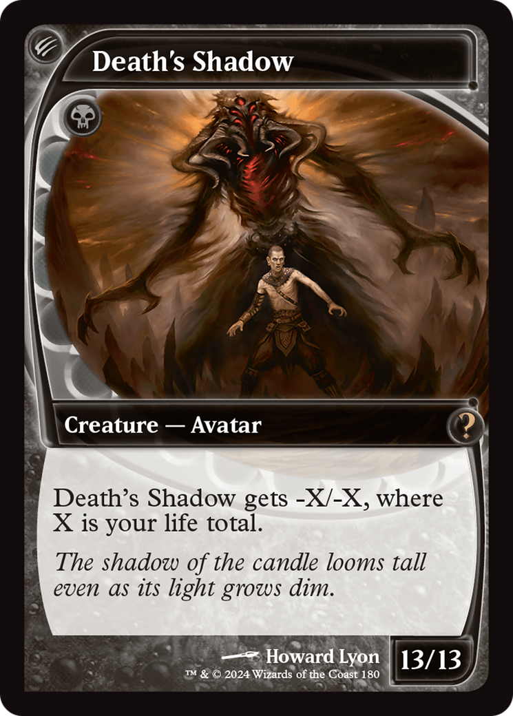 Death's Shadow (Future Sight) [Mystery Booster 2] | Card Citadel