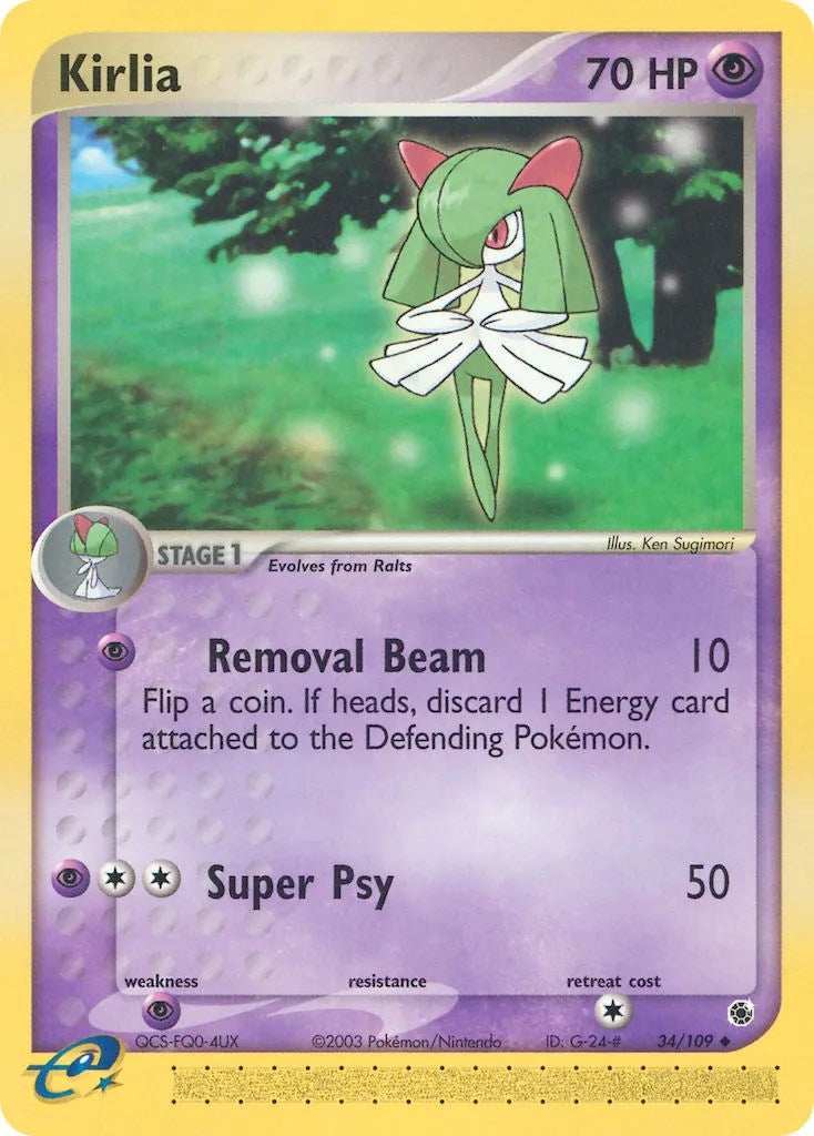 Kirlia (34/109) [EX: Ruby & Sapphire] | Card Citadel