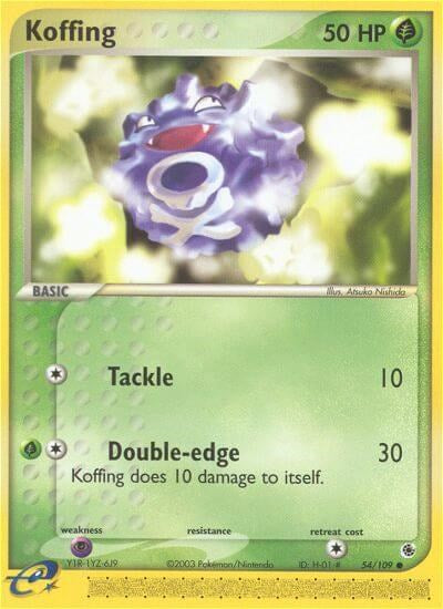 Koffing (54/109) [EX: Ruby & Sapphire] | Card Citadel