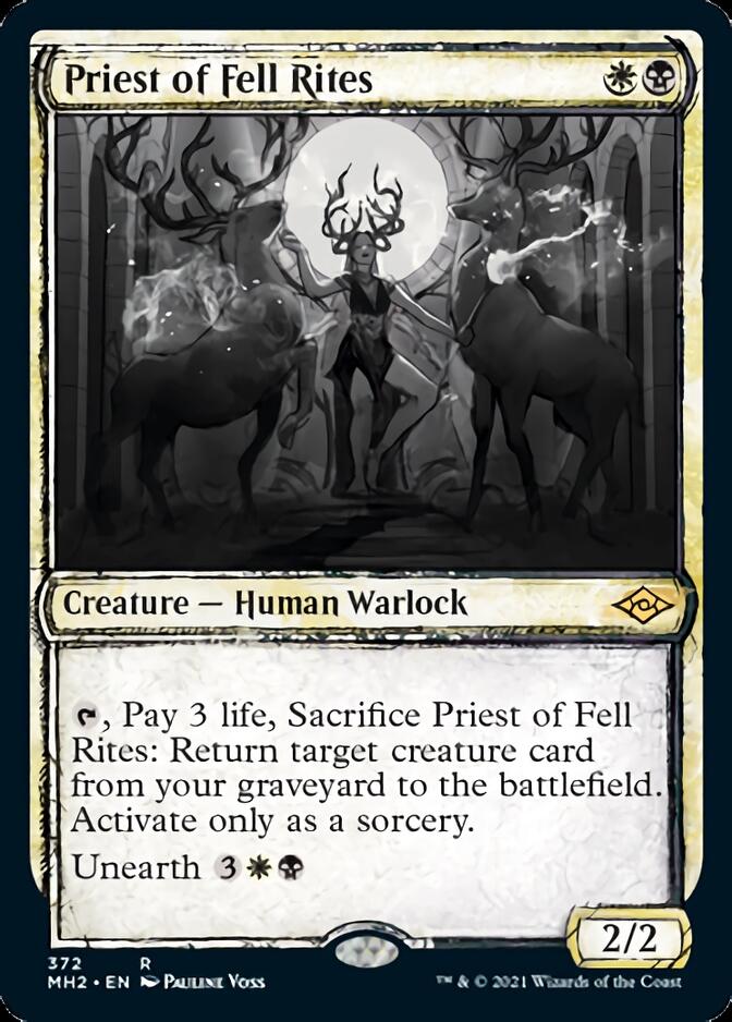 Priest of Fell Rites (Sketch) [Modern Horizons 2] | Card Citadel