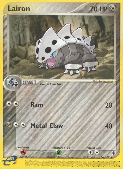 Lairon (36/109) [EX: Ruby & Sapphire] | Card Citadel