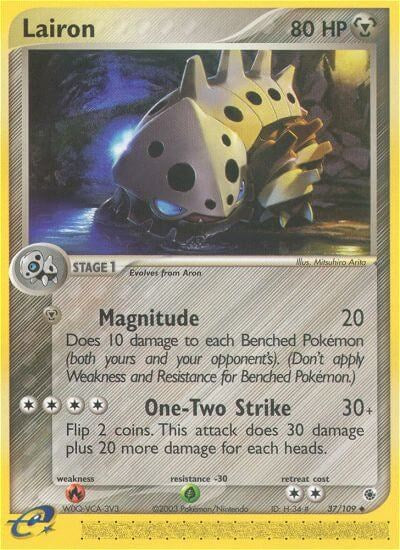 Lairon (37/109) [EX: Ruby & Sapphire] | Card Citadel