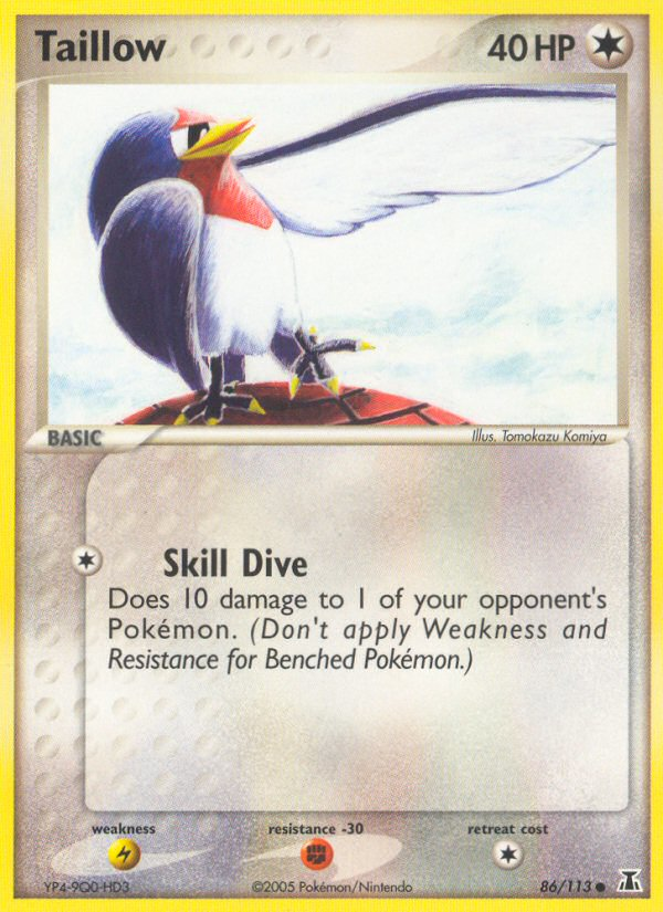 Taillow (86/113) [EX: Delta Species] | Card Citadel