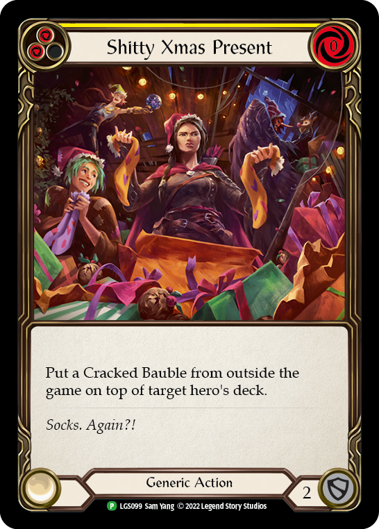 Shitty Xmas Present [LGS099] (Promo)  Rainbow Foil | Card Citadel
