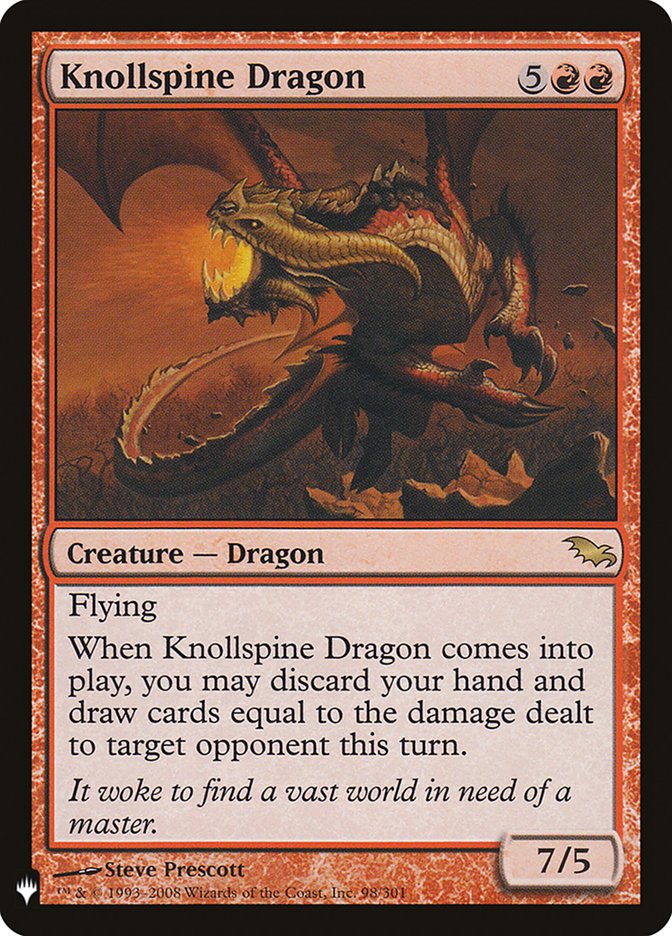 Knollspine Dragon [The List] | Card Citadel