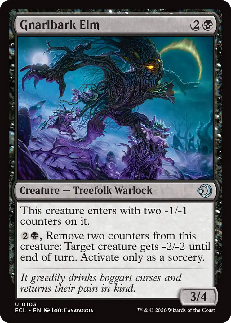 Gnarlbark Elm [Lorwyn Eclipsed] | Card Citadel
