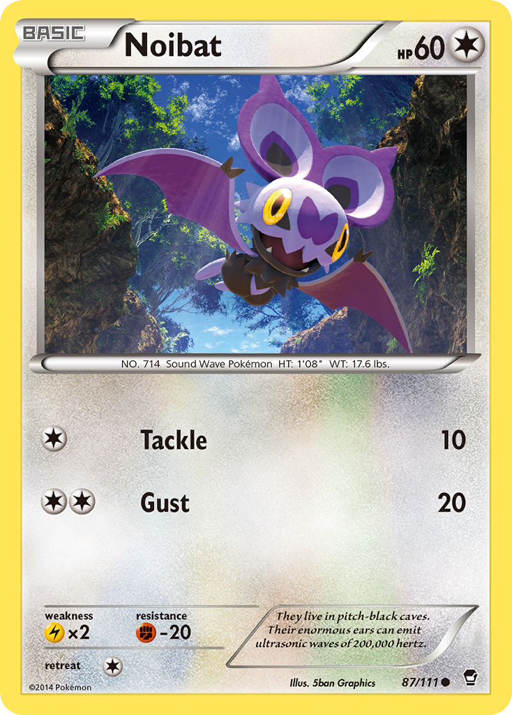 Noibat (87/111) [XY: Furious Fists] | Card Citadel