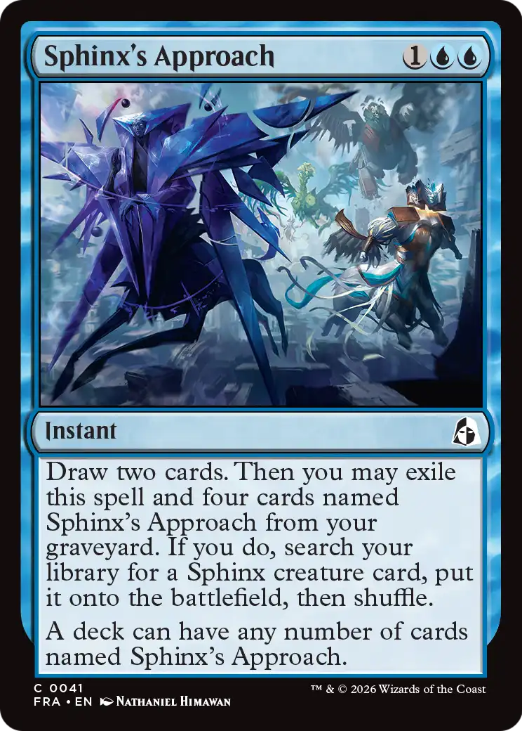 Sphinx's Approach [Reality Fracture] | Card Citadel