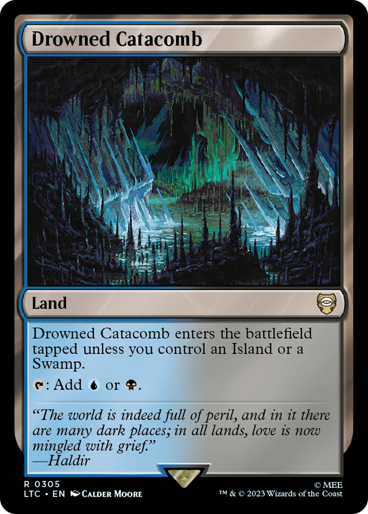 Drowned Catacomb [The Lord of the Rings: Tales of Middle-Earth Commander] | Card Citadel