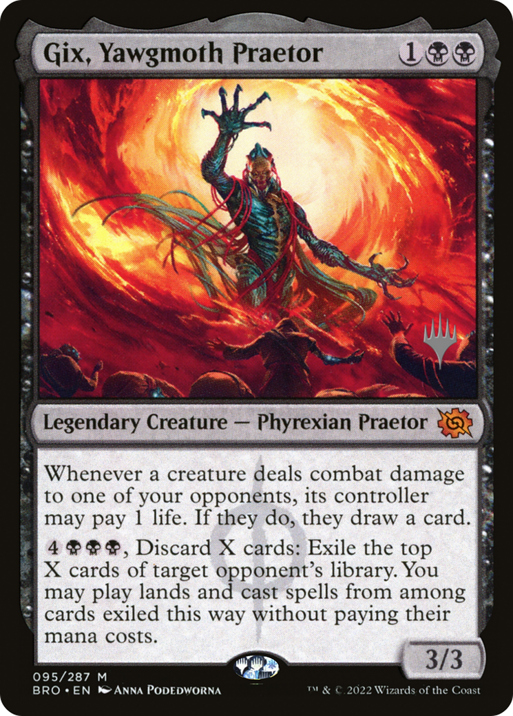 Gix, Yawgmoth Praetor (Promo Pack) [The Brothers' War Promos] | Card Citadel