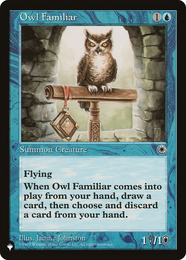 Owl Familiar [The List Reprints] | Card Citadel