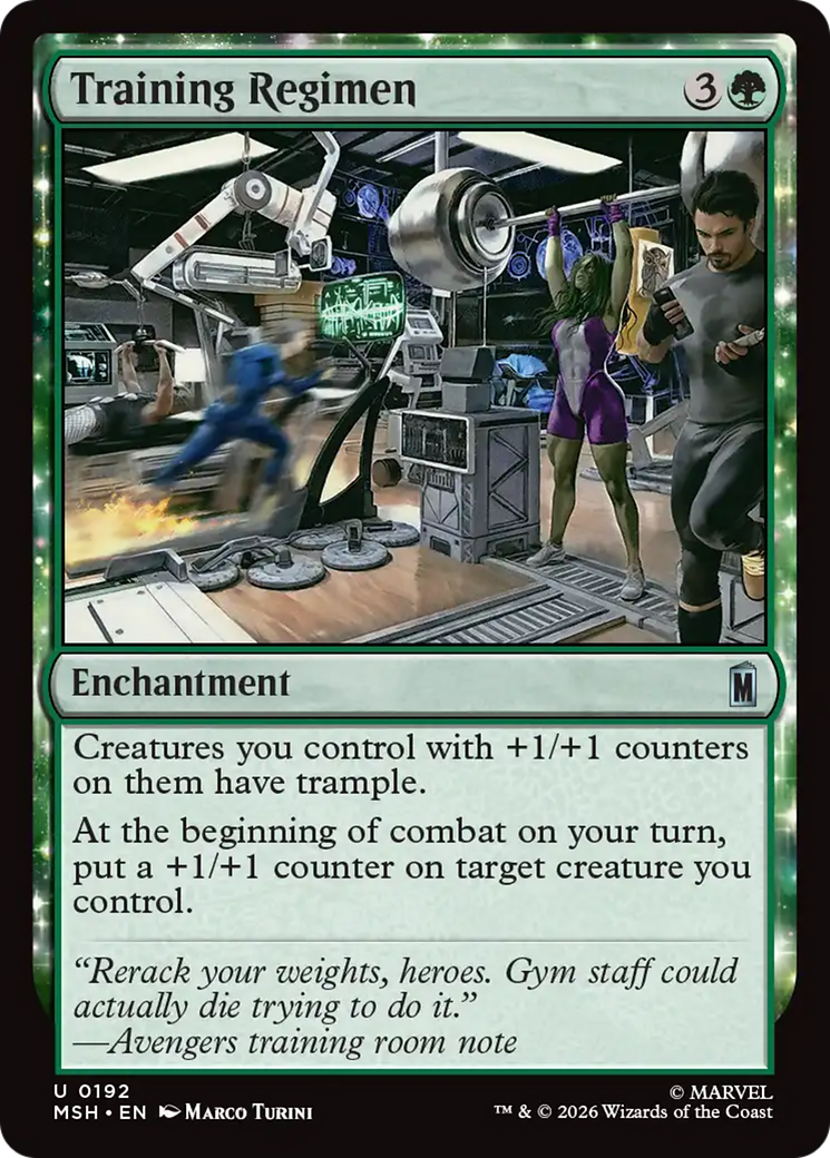 Training Regimen [Marvel Super Heroes] | Card Citadel