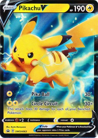 Pikachu V (SWSH063) [Sword & Shield: Black Star Promos] | Card Citadel