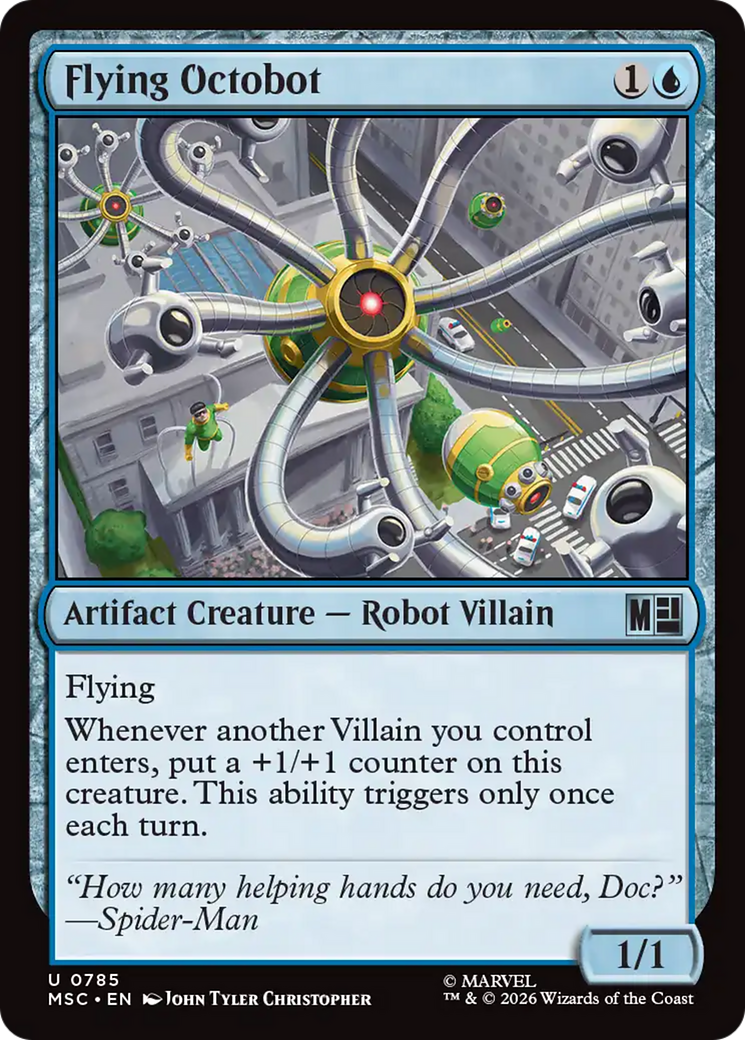 Flying Octobot [Marvel Super Heroes Commander] | Card Citadel