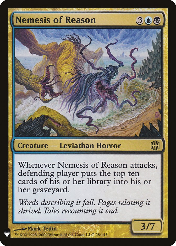 Nemesis of Reason [The List] | Card Citadel