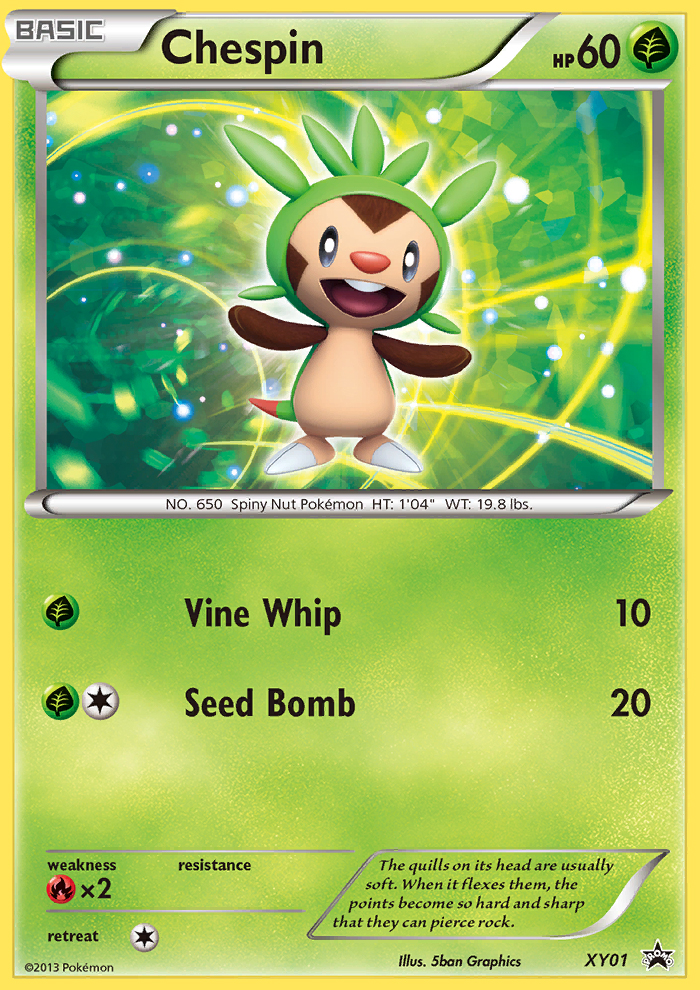 Chespin (XY01) [XY: Black Star Promos] | Card Citadel