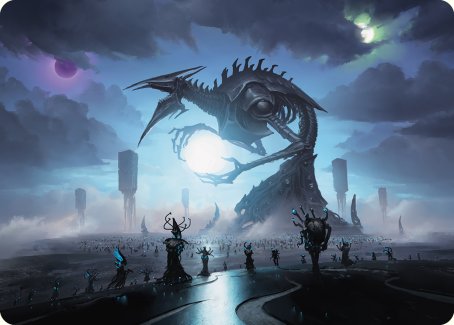 Blue Sun's Twilight Art Card [Phyrexia: All Will Be One Art Series] | Card Citadel