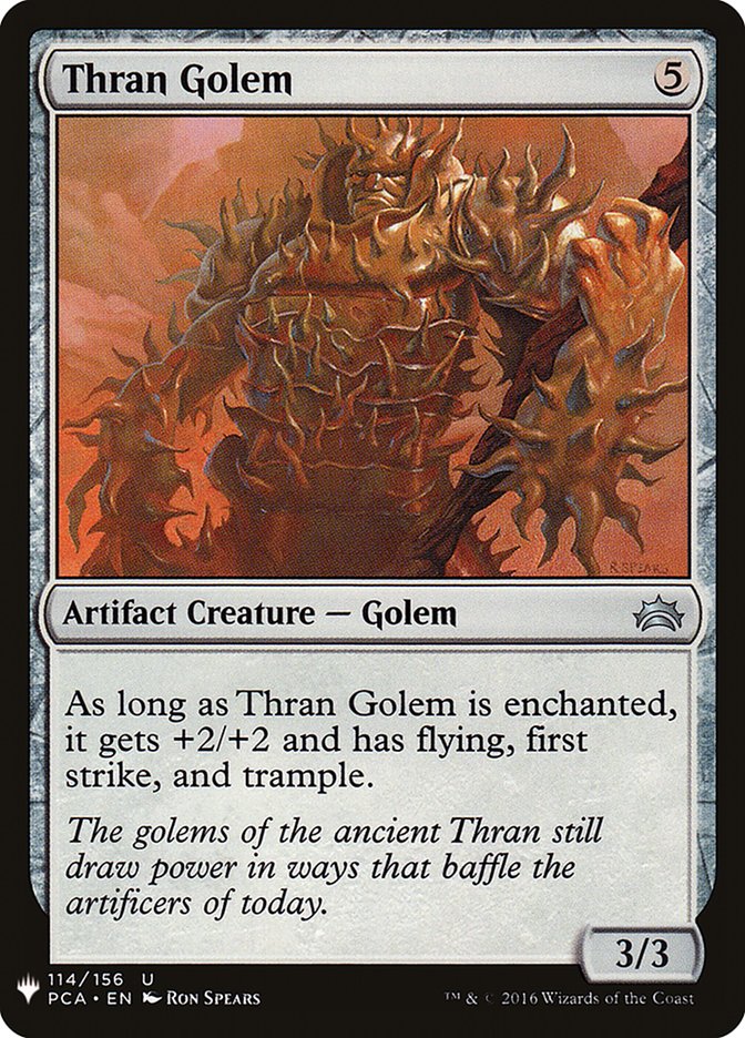 Thran Golem [Mystery Booster] | Card Citadel