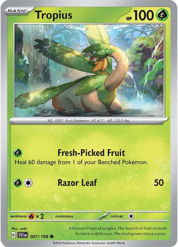 Tropius (007/198) [Scarlet & Violet: Base Set] | Card Citadel