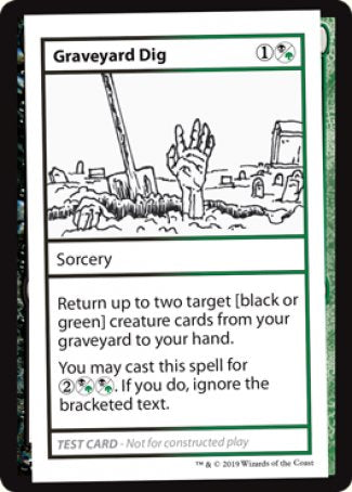 Graveyard Dig (2021 Edition) [Mystery Booster Playtest Cards] | Card Citadel