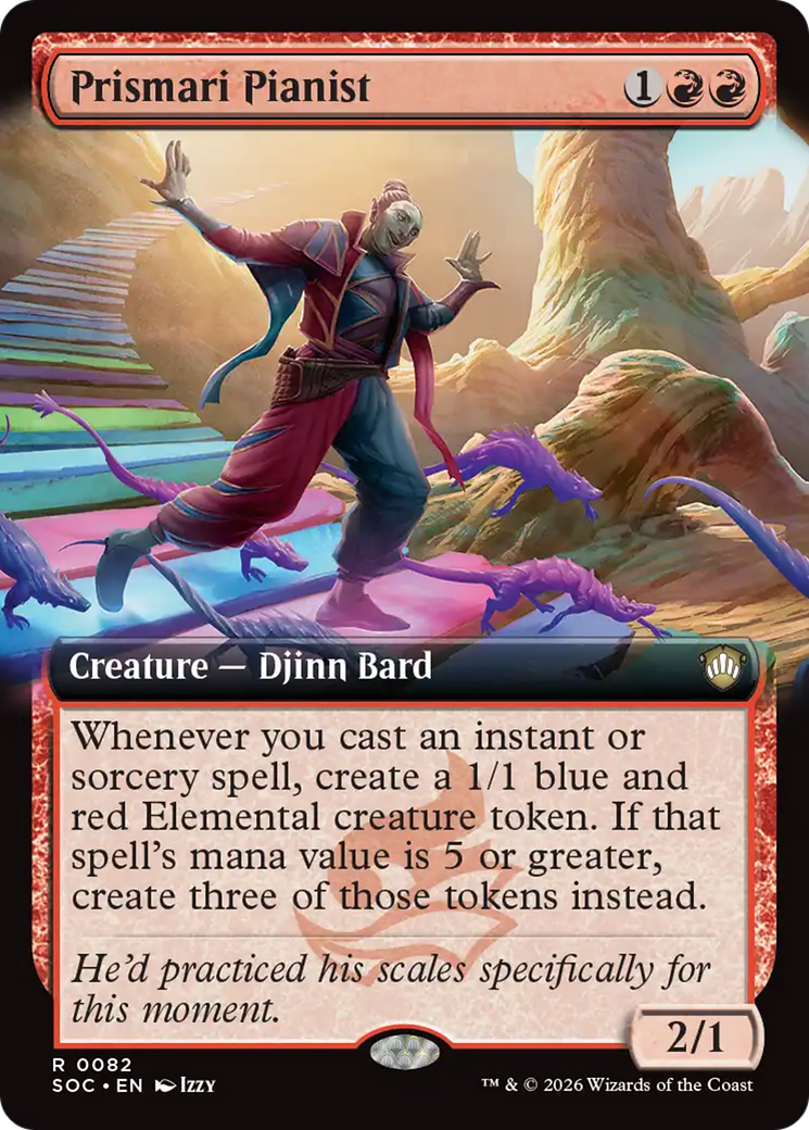 Prismari Pianist (Extended Art) [Secrets of Strixhaven Commander] | Card Citadel