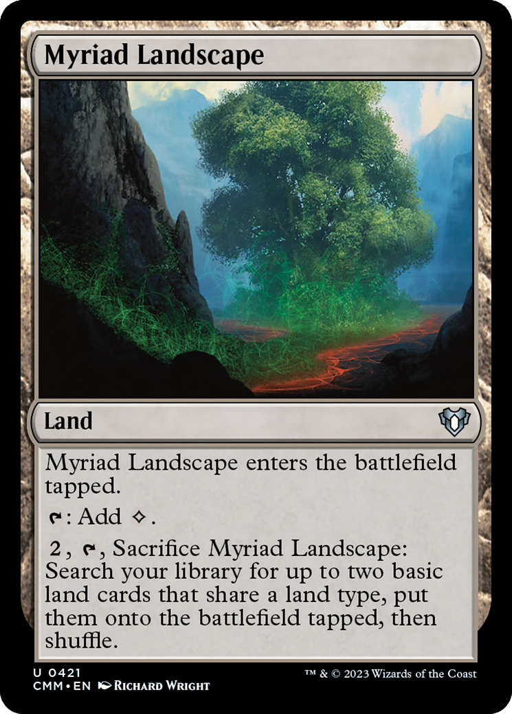 Myriad Landscape [Commander Masters] | Card Citadel