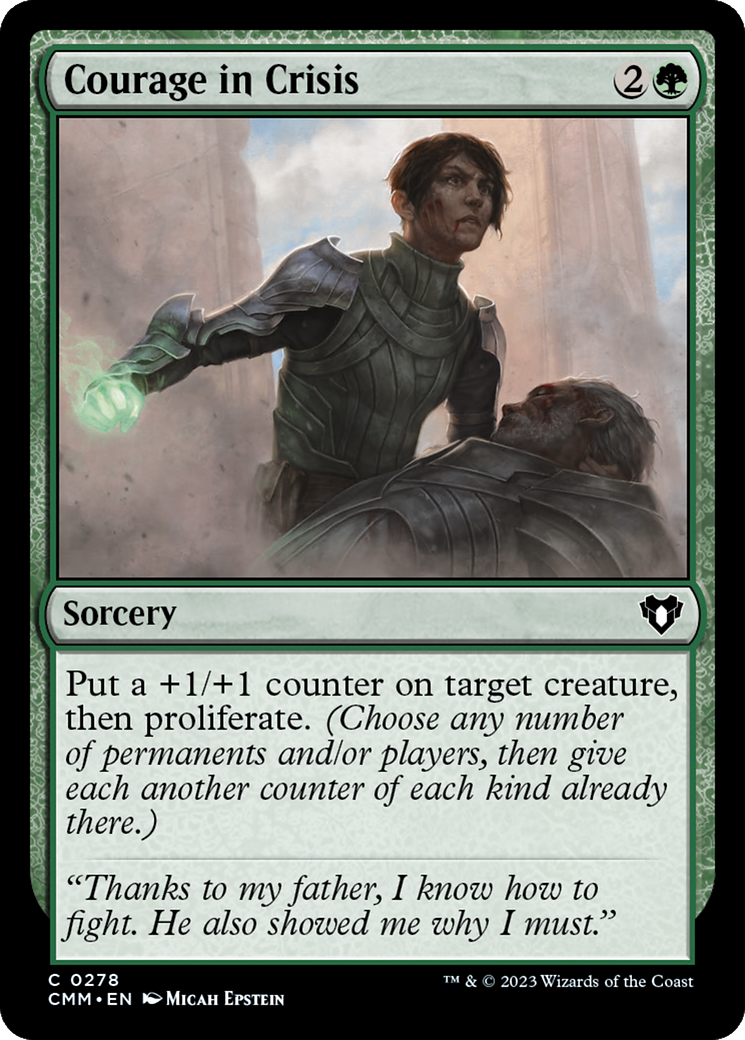 Courage in Crisis [Commander Masters] | Card Citadel