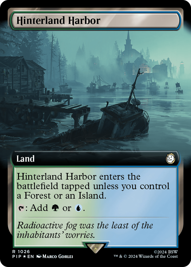 Hinterland Harbor (Extended Art) (Surge Foil) [Fallout] | Card Citadel