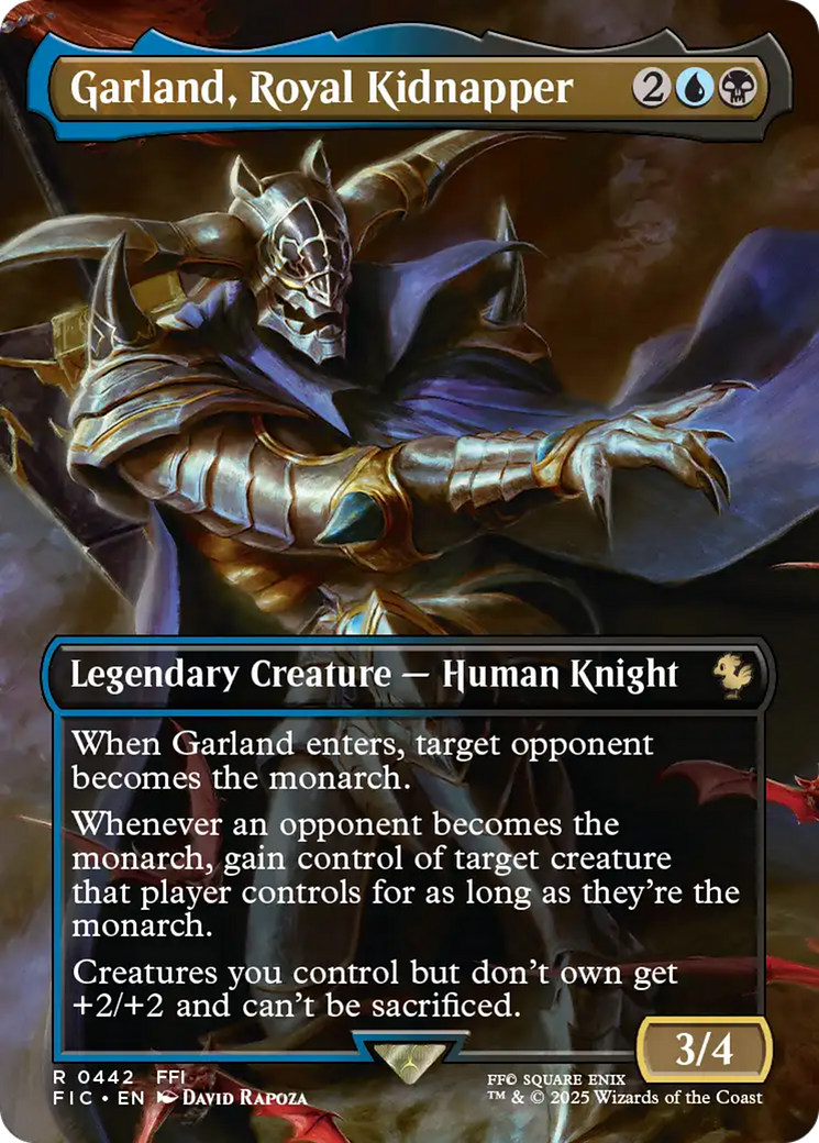 Garland, Royal Kidnapper (Borderless) [FINAL FANTASY Commander] | Card Citadel