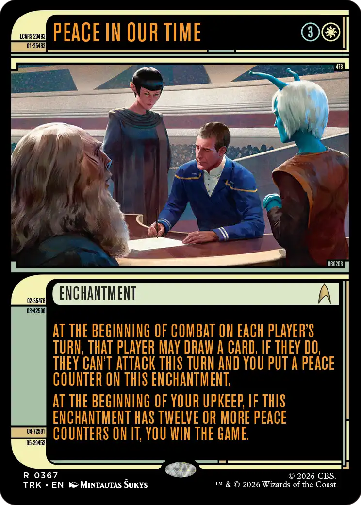 Peace in Our Time (Showcase) [Star Trek] | Card Citadel