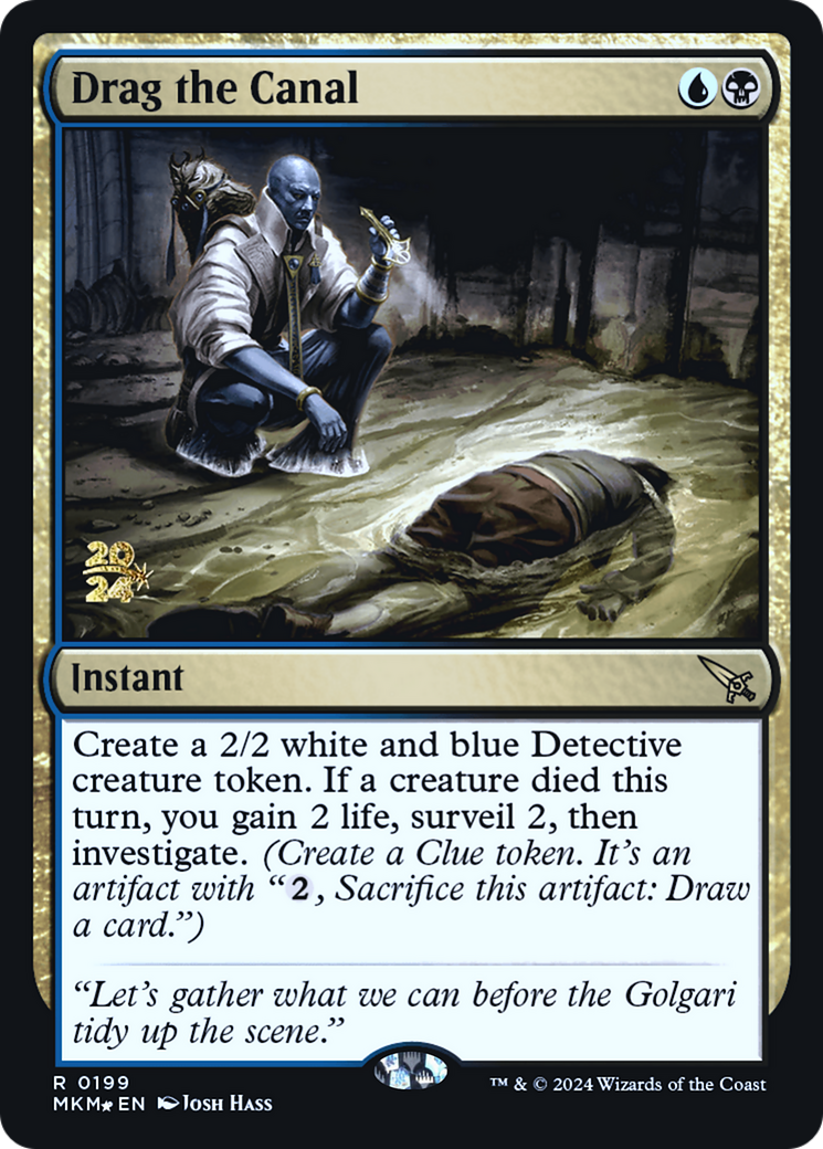 Drag the Canal [Murders at Karlov Manor Prerelease Promos] | Card Citadel