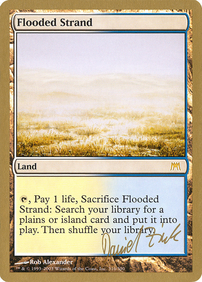 Flooded Strand (Daniel Zink) [World Championship Decks 2003] | Card Citadel
