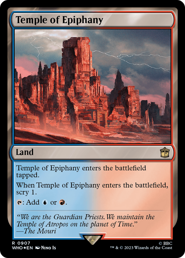 Temple of Epiphany (Surge Foil) [Doctor Who] | Card Citadel