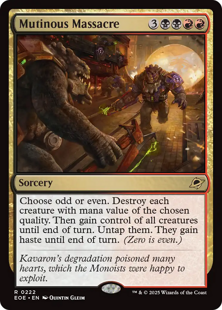 Mutinous Massacre [Edge of Eternities] | Card Citadel