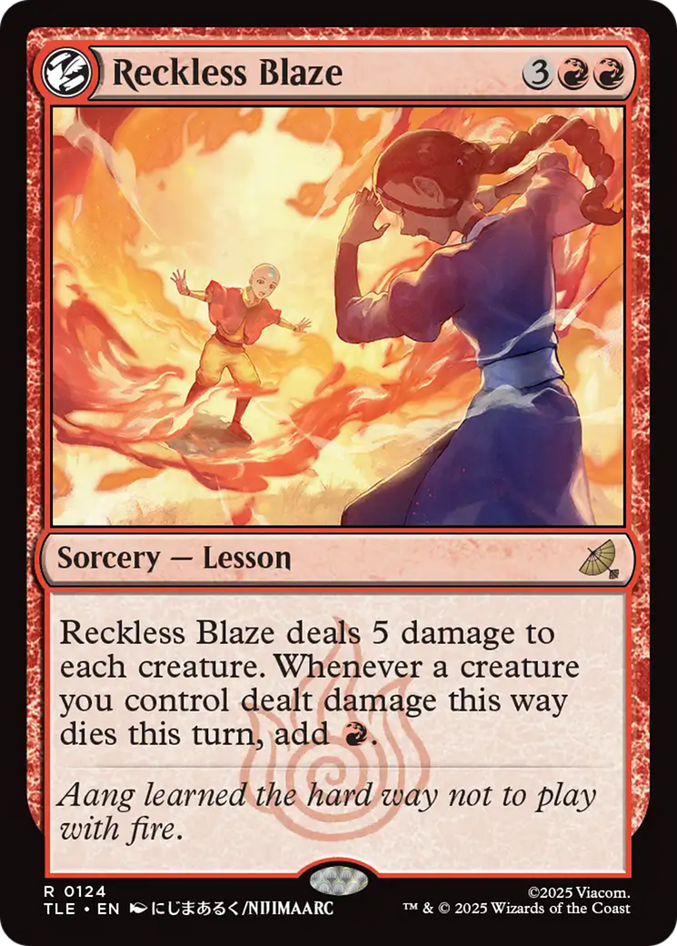 Reckless Blaze [Avatar: The Last Airbender: Eternal-Legal] | Card Citadel