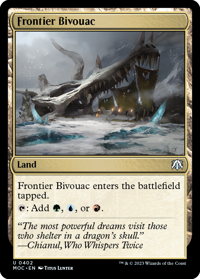 Frontier Bivouac [March of the Machine Commander] | Card Citadel