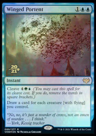 Winged Portent [Innistrad: Crimson Vow Prerelease Promos] | Card Citadel