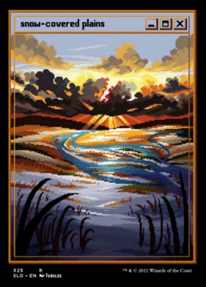 Snow-Covered Plains (325) [Secret Lair Drop Series] | Card Citadel
