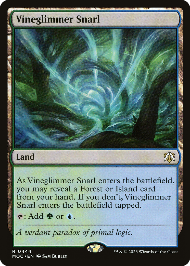 Vineglimmer Snarl [March of the Machine Commander] | Card Citadel