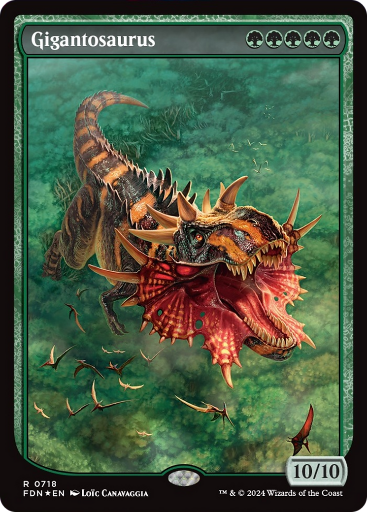 Gigantosaurus (Full Art) [Foundations] | Card Citadel