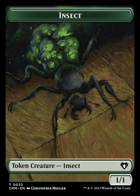 Eldrazi Spawn // Insect Double-Sided Token [Commander Masters Tokens] | Card Citadel