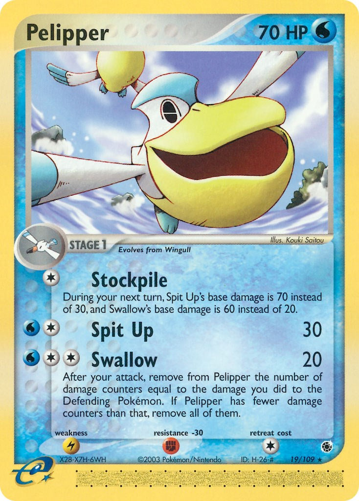 Pelipper (19/109) [EX: Ruby & Sapphire] | Card Citadel