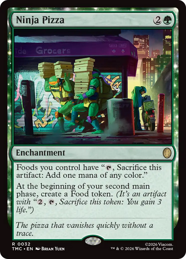 Ninja Pizza [Teenage Mutant Ninja Turtles Commander] | Card Citadel