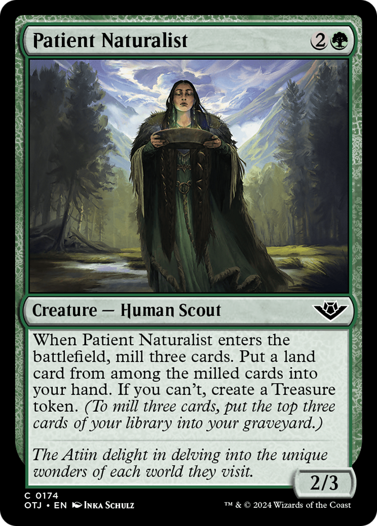 Patient Naturalist [Outlaws of Thunder Junction] | Card Citadel