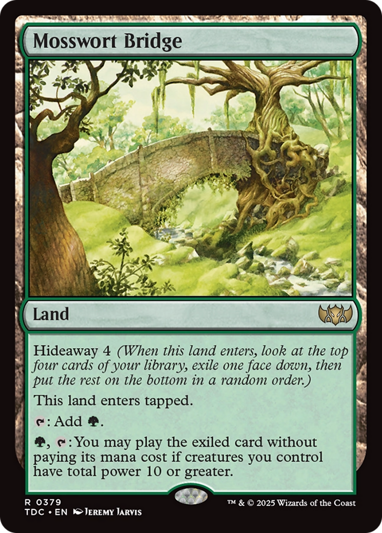Mosswort Bridge [Tarkir: Dragonstorm Commander] | Card Citadel