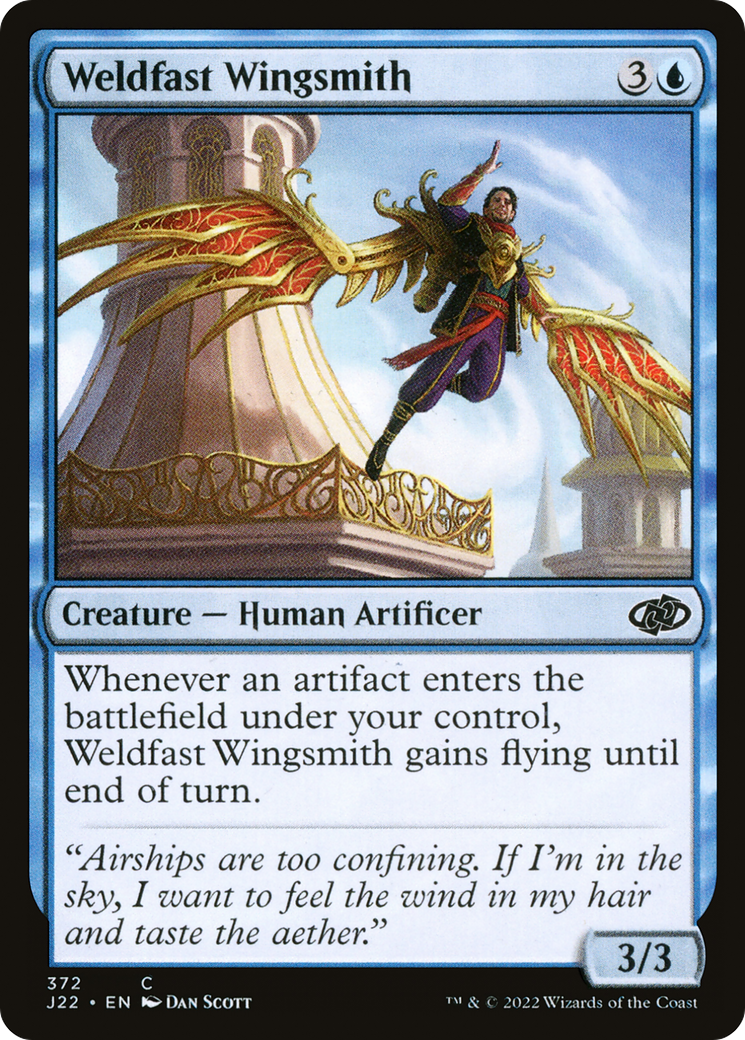 Weldfast Wingsmith [Jumpstart 2022] | Card Citadel