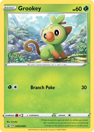 Grookey (SWSH001) [Sword & Shield: Black Star Promos] | Card Citadel