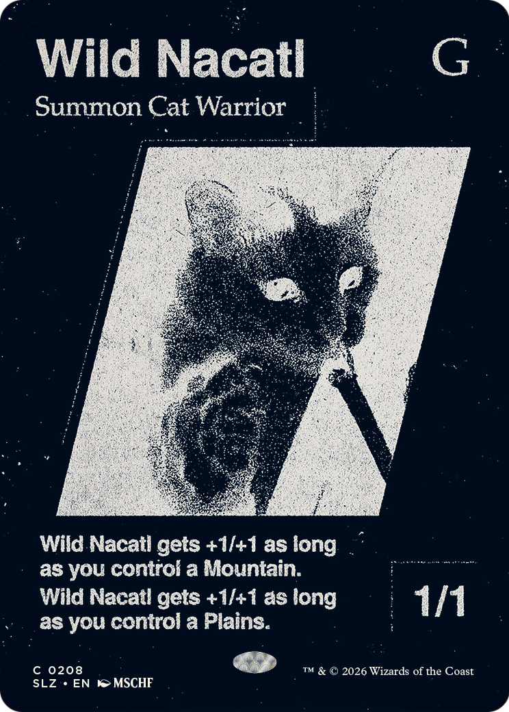 Wild Nacatl (0208) [Secret Lair x MSCHF: The Zeta Set] | Card Citadel