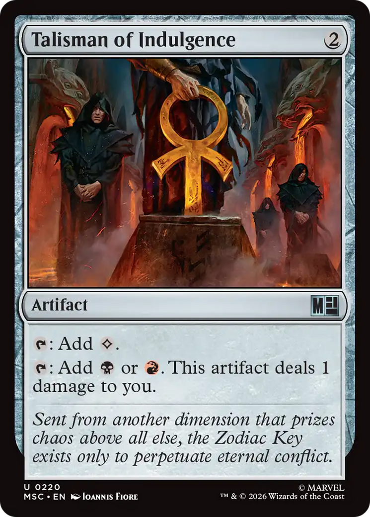 Talisman of Indulgence [Marvel Super Heroes Commander] | Card Citadel